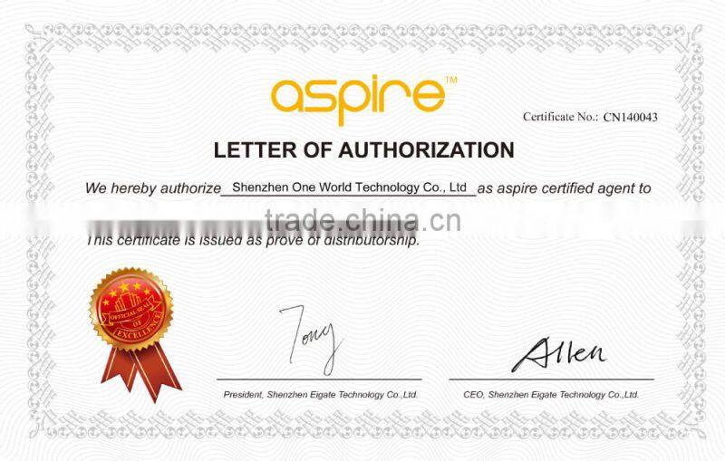 2014 Newly aspire starter kit , Aspire premium kit with aspire mini nautilus and cf vv+ 1000mah battery