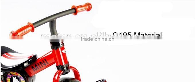 Rastar wholesale kids toys MINI licensed 3 wheel kids toy balance bike