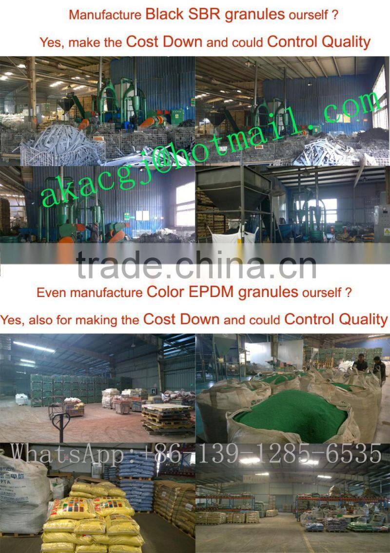 IAAF Approved Waterproof Synthetic Rubber Running Track Material For 400 Meter Standard Stadium