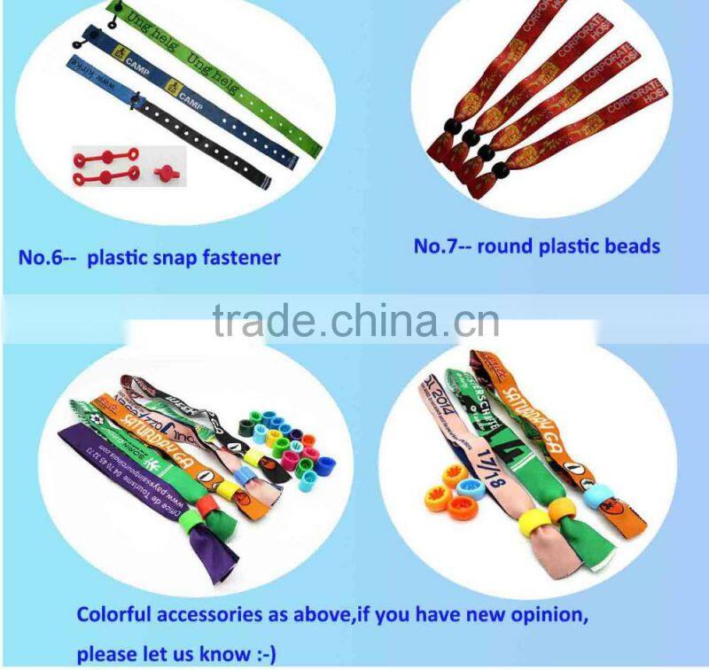 fashion custom fabric bracelets,cheap custom woven wristbands