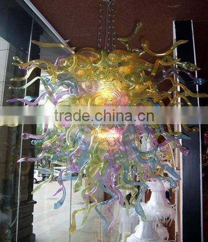 Modern glass pendant lamp, Hand Blown glass pendant light for chandelier RT8005