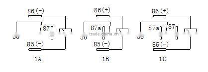 Automotive Relays heavy relay 12V 24V 100A 4 pin 5 pin WM648