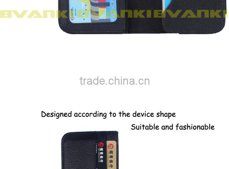 Hot Products For 2016 Sublimation Universal Leather Case Cover For Android 5 Inch Leather Case Slim Phone Cardholder Wallet Case