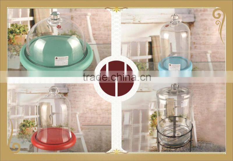 26cm glass cake dome cover and dmx super led dome plus glass cake dome