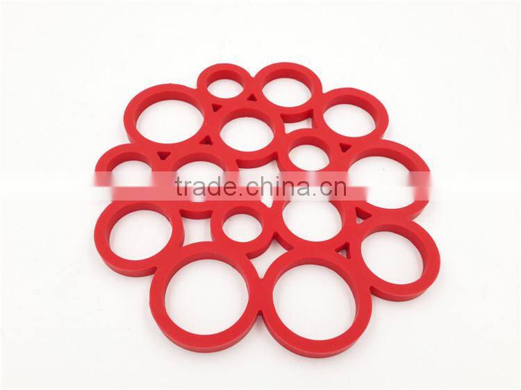 Top sell silicon foldable cup mat in tableware