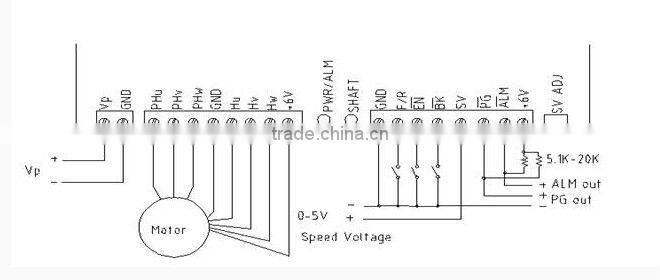 2 phase 0.3KG brushless dc motor driver(High quality and good price)