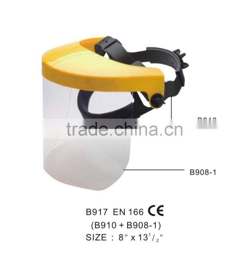 Plastic Headgear for Face Shields