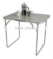little aluminum folding camping table