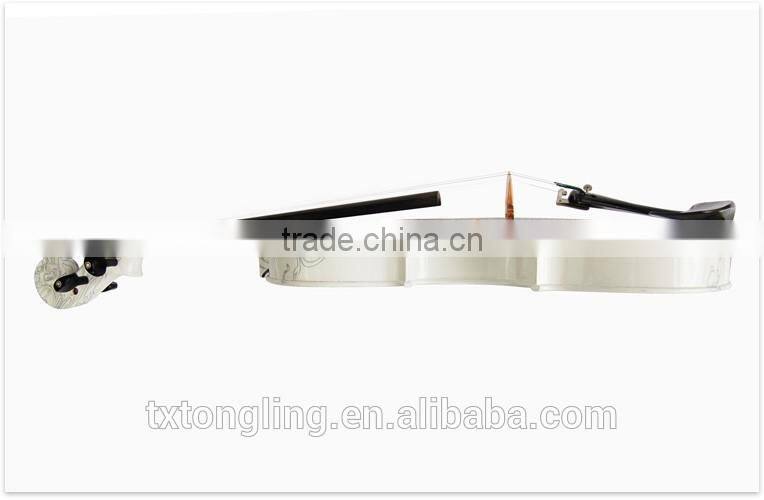Nice White Color Flower Violin TL-1313