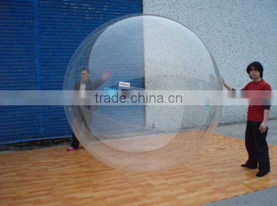 Customized Inflating transparent zorb inside ball for games