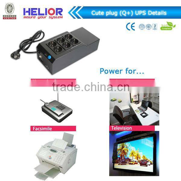 Small size 50hz full protection off-line UPS (Cute plug 400/600VA)