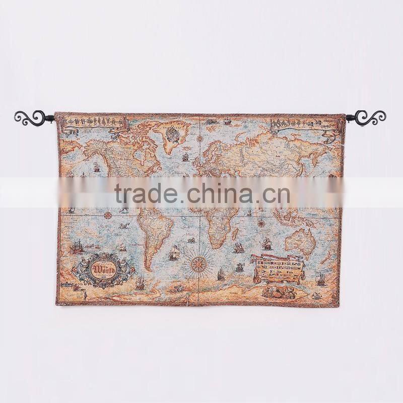 PLUS Cheap Wall Hanging Tapestry, world map Tapestry Door Wall Hanging, Colorfull Wall Hanging