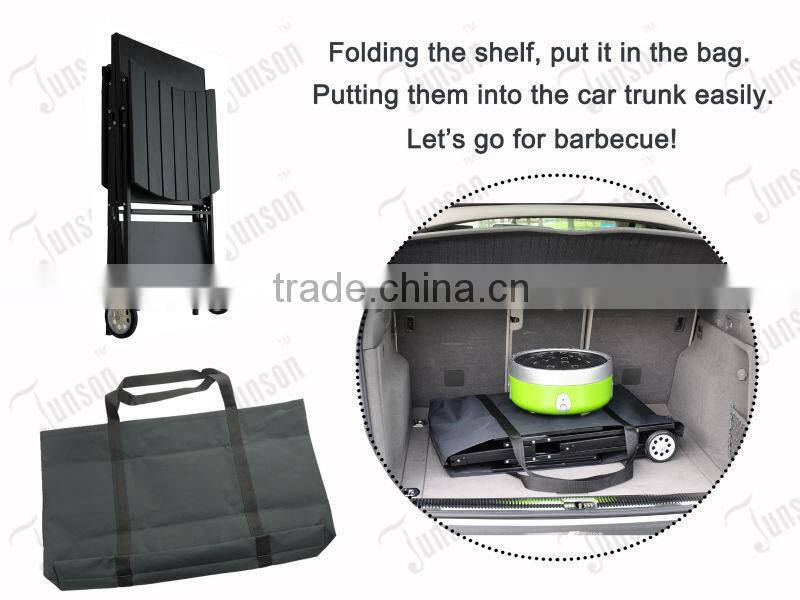 Smokeless Portable BBQ Grill/Korean Style Charcoal Grill With BBQ Shelf