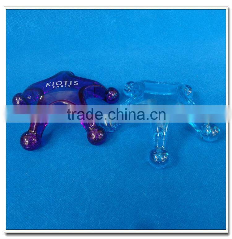 Five star shaped plastic manual body massager