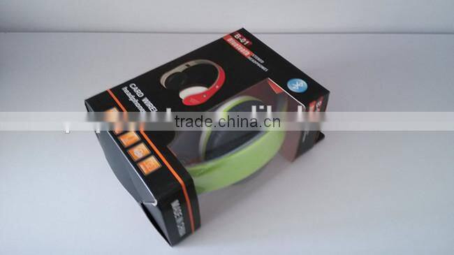 Handfree Bluetooth Wireless Headset Support TF card and FM