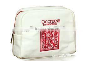 Customized simple women PVC chic printign shoulder Cosmetic Bags