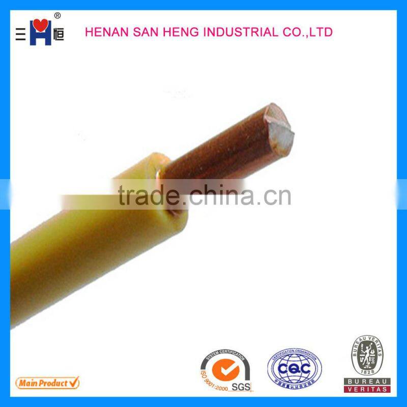 2.5mm 450/750V PVC insulated copper wire , electric house wire , cable wires