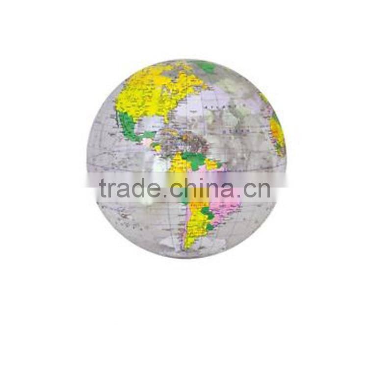 Thransparent inflatable globe, inflatable globe ball, inflatable earth globe beach ball
