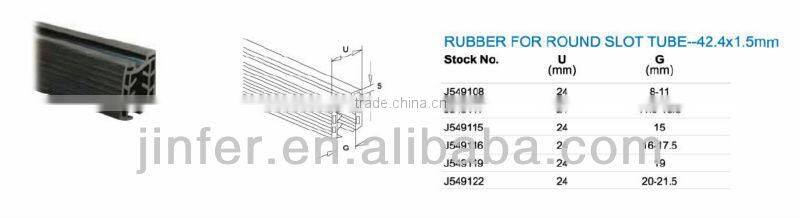Stainless steel slot tube, slotted tubing, u channel tube