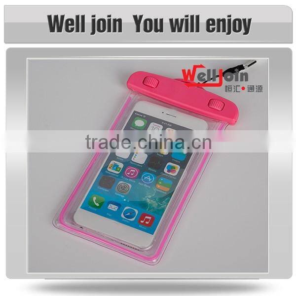 Wholesale noctilucence glow in dark waterproof plastic bag