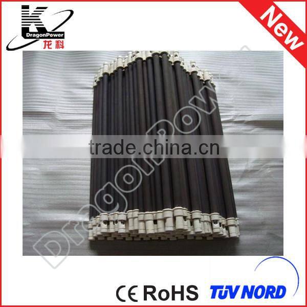 SiC oven 1400C High temperature black silicon carbide tube