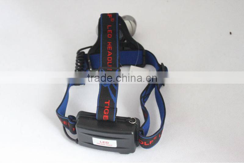 2015 hot sale high power xml t6 headlamp aluminum LED headlamp