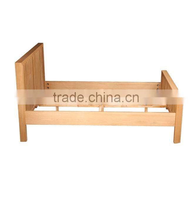 New fasion wooden double bed design furniture for European