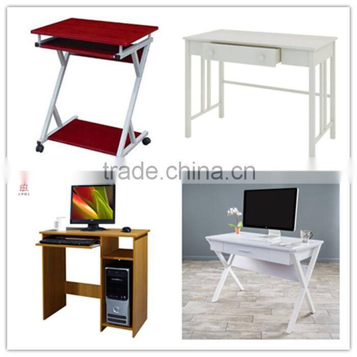 modern wood mobile rolling cart compact computer desk