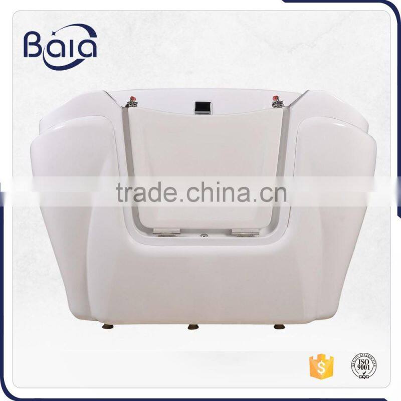 hot sale big dog bathtub with door and ladder