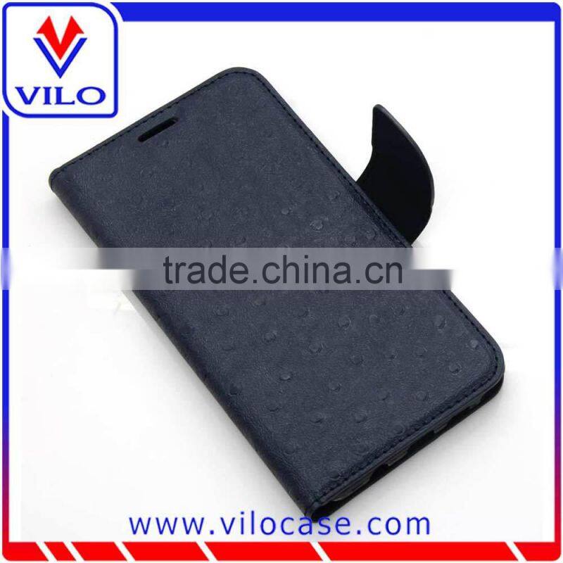 buckle Card slot Leather flip case for Samsung Note 5