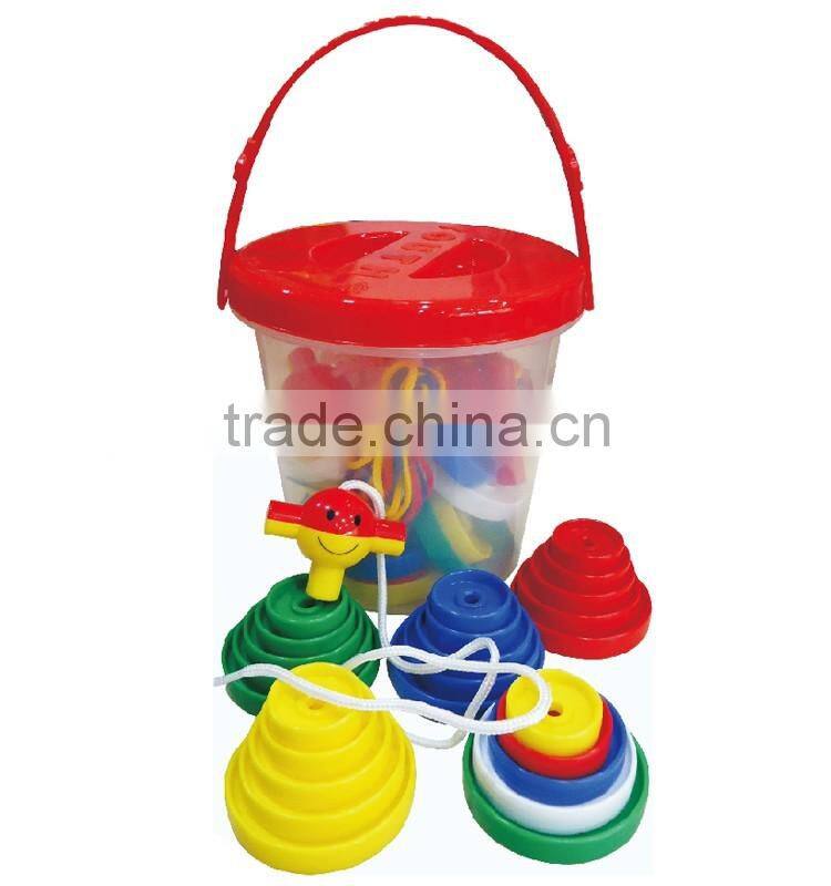 Nursery School Kid's Educational Toy 54PCS Big Button Tub