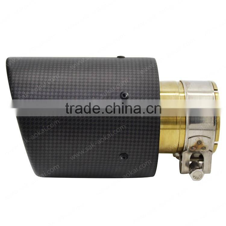 carbon fiber muffler tip cat-back exhaust pipe tip