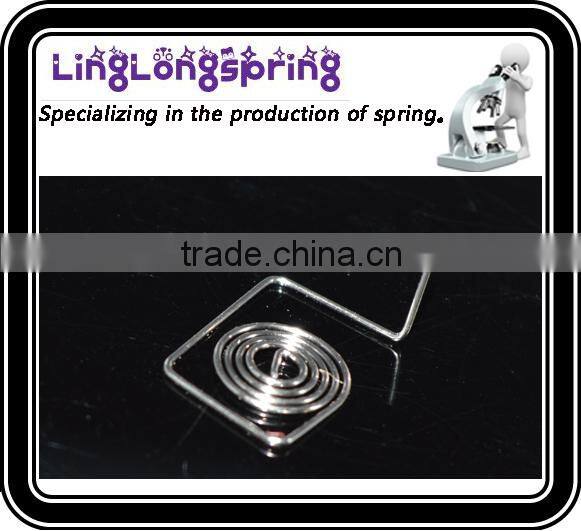 Nickel coated aaa battery spring