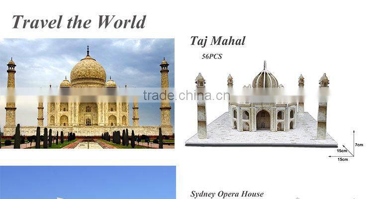 Landmarks 3D Paper Puzzle