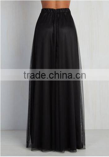 Hot selling adult long maxi tutu skirt for women