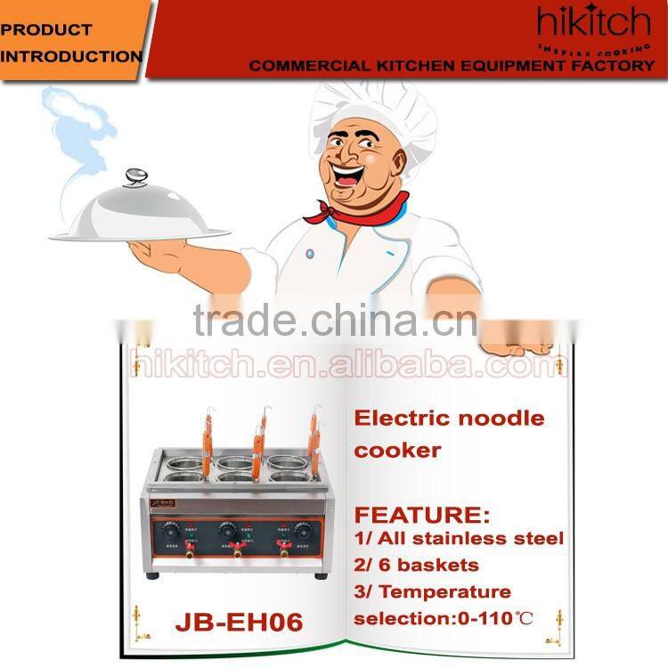 Commercial table top 6 baskets electric noodle cooker