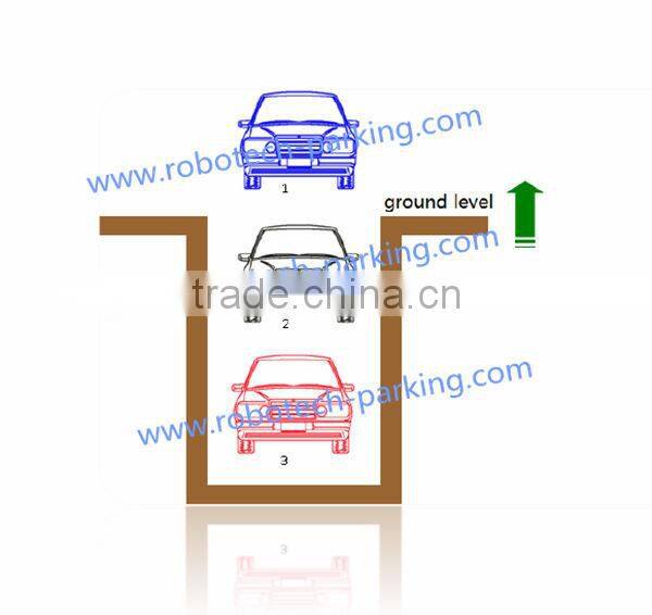 2 level mechanical double parking car lift