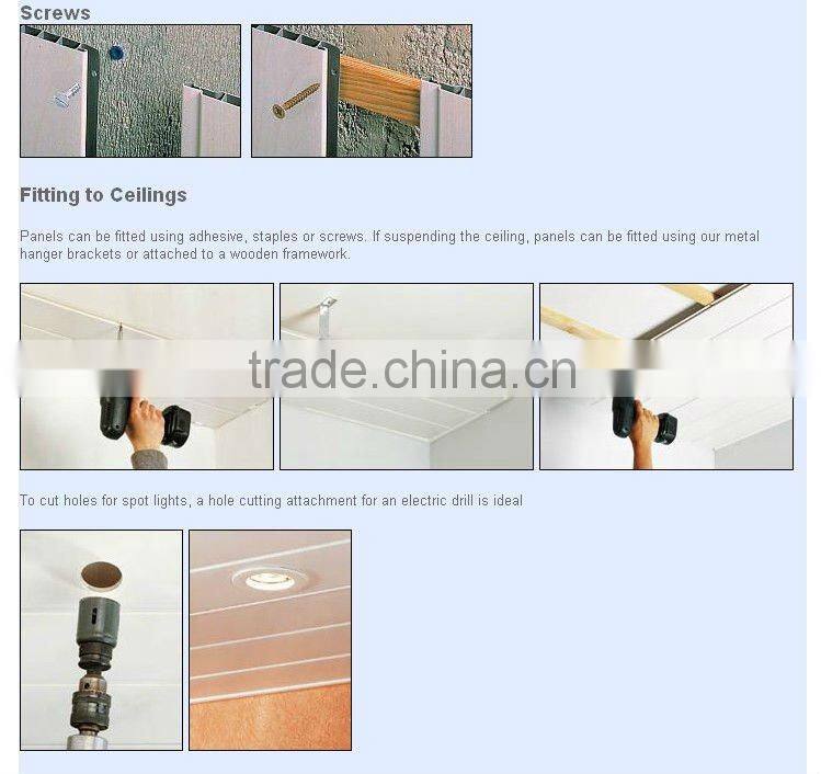 UK market hot sell marble design of PVC wall cladding