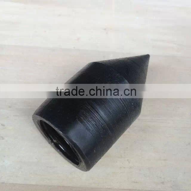 hardening steel drilling head for earth rod