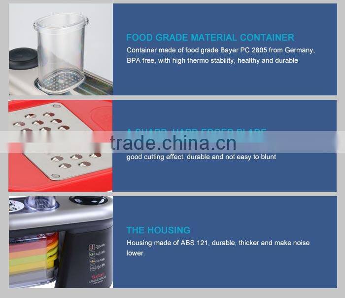 OTJ-S918 280W CE CB ISO chopper 4-blade spiral vegetable slicer makes