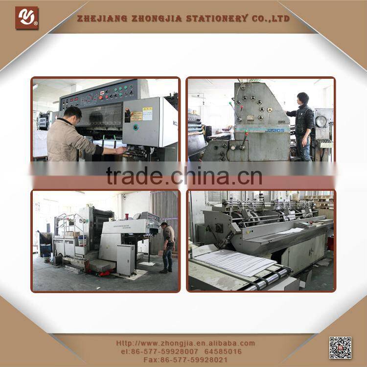 2015 new design business pu folder with card holder