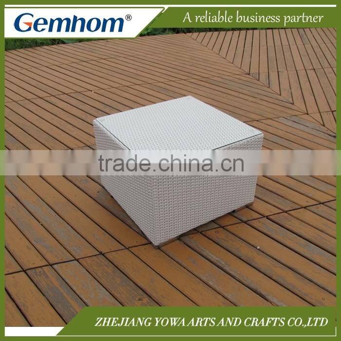 New design patio white wicker furniture for sale