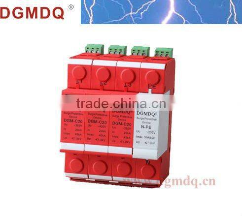 Combination arrestor, protection set for TT, TN and IT system