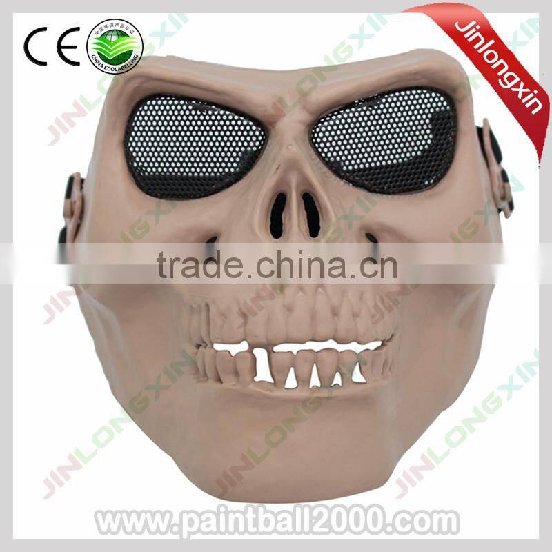Lastest Safety Military Full Face Skull Skeleton Airsoft Mask