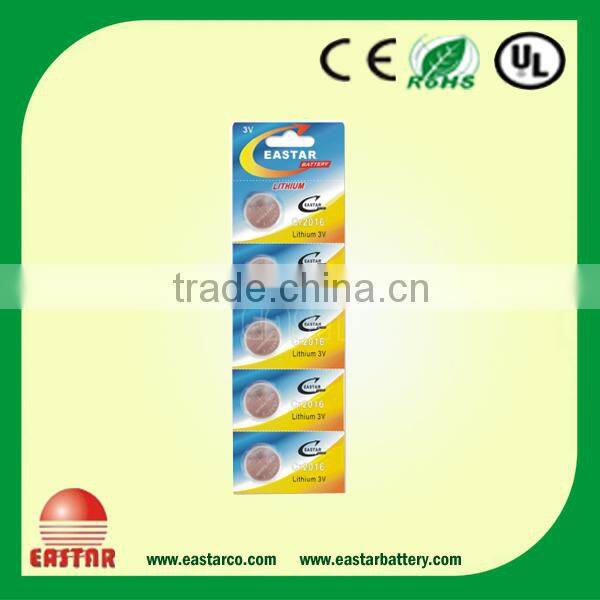 CE approved 3V lithium cr2032 rechargeable battery with holder