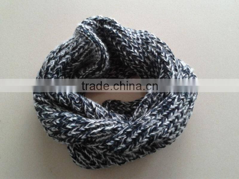 Knitted Infinity Somple Scraf Snood High Quality Neckwarmer