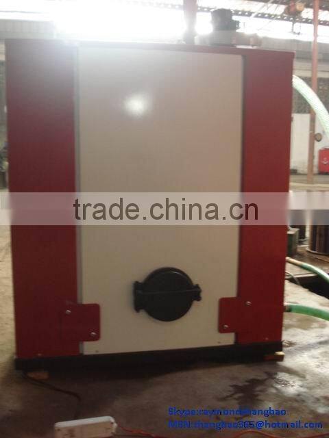 Biomass sawdust pellet boiler