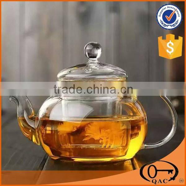 clear glass ice tea jug borosilicate glass water jug with glass lid