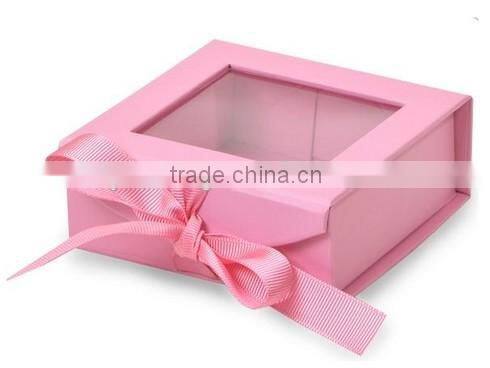 Luxury foldable magnetic closure cardboard gift box
