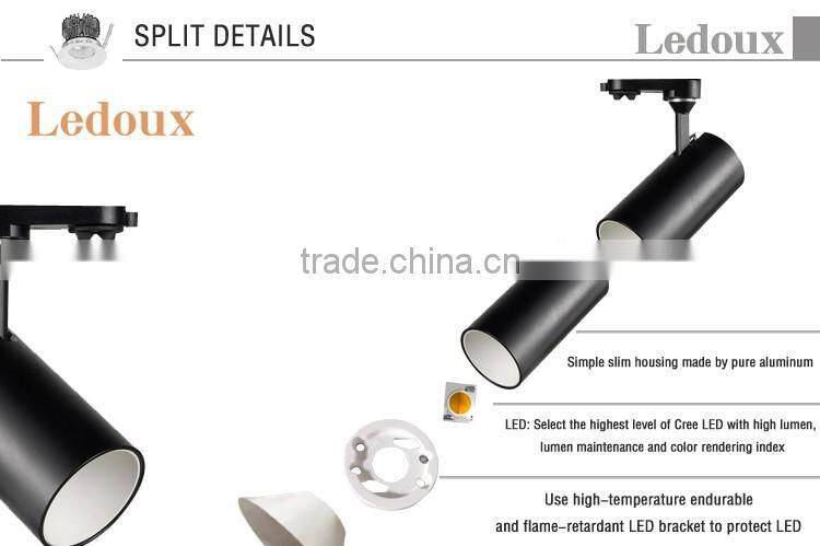 Mordern designed cob 6w led metal halide track light